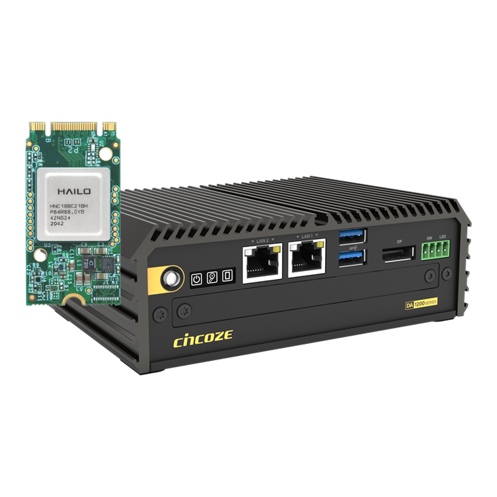DA-1200-AI Industrial Edge PC with Hailo VPU