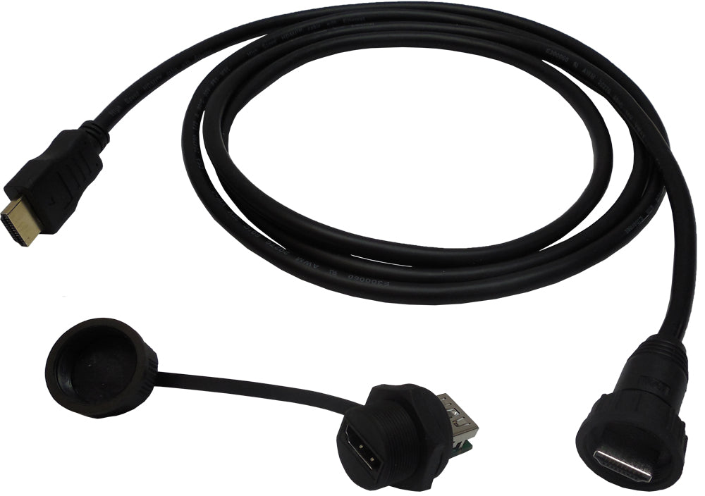 Waterproof HDMI Single-Ended Cable Set