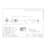 Waterproof LAN/RJ45 Single-Ended Cable Set